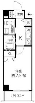 蓮根レジデンス 409 間取り図