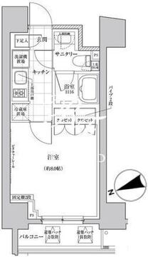 ステラメゾン三軒茶屋 1003 間取り図