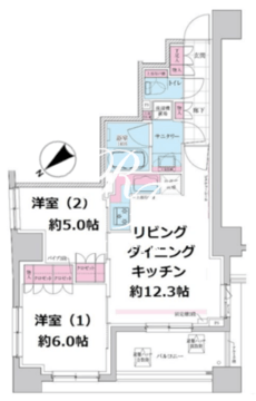 ステラメゾン三軒茶屋 1102 間取り図