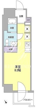 スタイリオ中延 202 間取り図