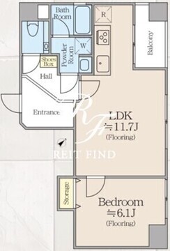 オパールヴィラ 601 間取り図