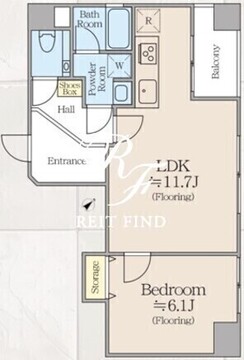 オパールヴィラ 701 間取り図