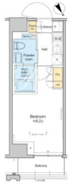 プラウドフラット清澄通り 1110 間取り図