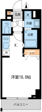 プライムアーバン住吉2 203 間取り図