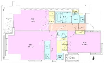 半蔵門レジデンス 1207 間取り図