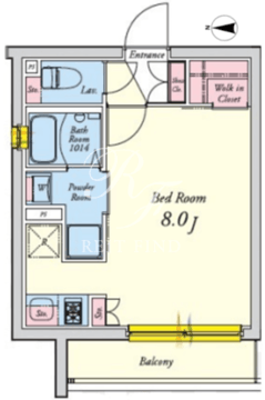 ルネサンスコート三軒茶屋カルム 301 間取り図