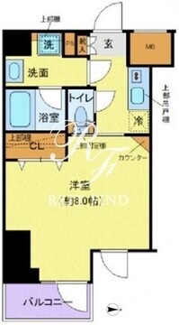 クレヴィスタ亀戸4 305 間取り図