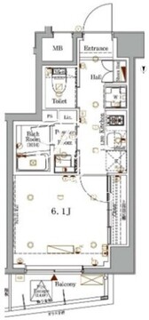 ログ戸越公園 602 間取り図