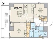 ミリアレジデンス蔵前ステーションフロント 1202 間取り図