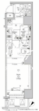 シーフォルム外苑前 803 間取り図