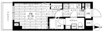 グランドコンシェルジュ亀戸 504 間取り図