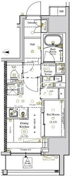 ルミード南千住 502 間取り図