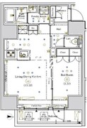 ルミード南千住 1103 間取り図