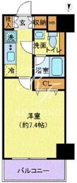 プレール・ドゥーク木場駅前 701 間取り図