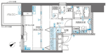 ズーム目黒 1003 間取り図