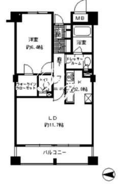 ガーネットコート四谷 903 間取り図