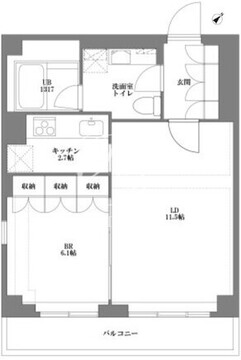 プライムアーバン松濤 401 間取り図