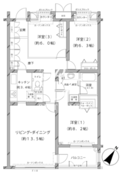 ＭＦＰＲコート代官山 112 間取り図