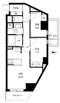 アーバンパーク高井戸 205 間取り図