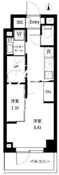 アーバンパーク高井戸 406 間取り図