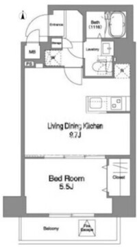 コンフォリア北池袋 1004 間取り図