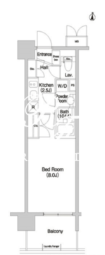 コンフォリア大島 803 間取り図