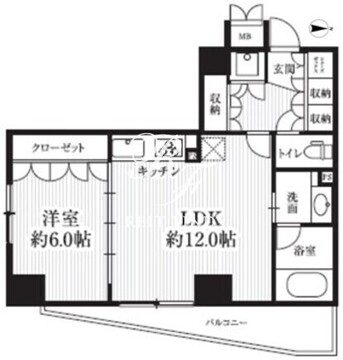 HF千駄木レジデンス 1003 間取り図