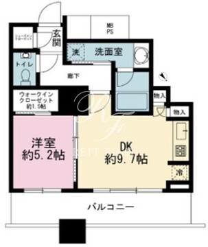 ザ・パークハウス西新宿タワー60 4303 間取り図