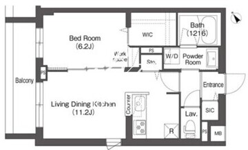 アイフラット方南町 307 間取り図