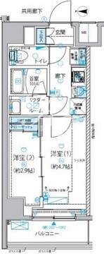 メインステージ南砂町 1008 間取り図