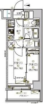 メインステージ南砂町 1001 間取り図