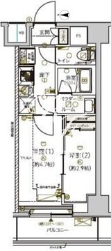 メインステージ南砂町 1007 間取り図