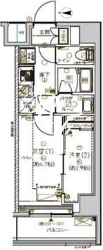 メインステージ南砂町 501 間取り図