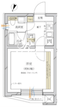 サウンドプルーフプロ駒沢大学 301 間取り図