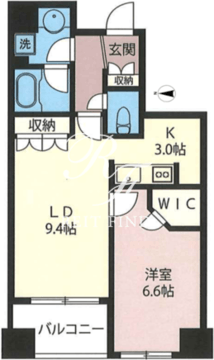 エスティメゾン北新宿 402 間取り図