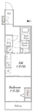 ルミークアン東陽町 201 間取り図