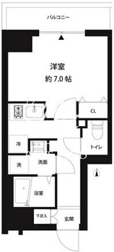 コスモリード錦糸町 902 間取り図