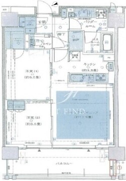 三田聖坂ガーデンレジデンス 436 間取り図