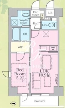 SSH萩中 301 間取り図