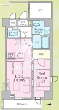 SSH萩中 603 間取り図