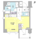 リヴェール赤坂 601 間取り図