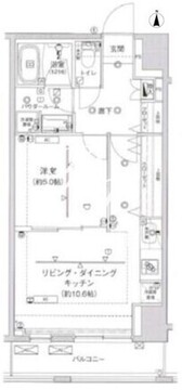 アルテシモクレア 602 間取り図