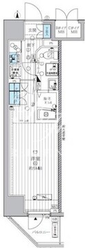 ランドステージ両国 403 間取り図