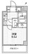 コンシェリア新橋 403 間取り図