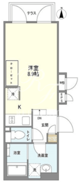 ラピスパーク四谷三丁目 101 間取り図