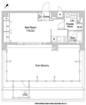 コンフォリア豊洲 510 間取り図