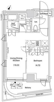 ザ・パークハビオ文京目白台プレイス 204 間取り図