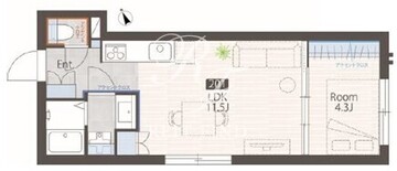 目黒レーベル 201 間取り図