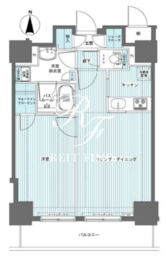 フェニックス西参道タワー 1203 間取り図