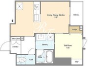 CREATIF上野入谷 502 間取り図